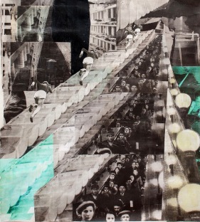 collage, linda sandbjerg, the past in the future