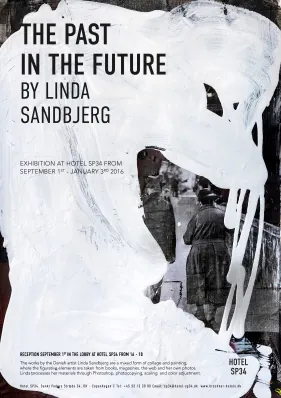 collage, the past in the future, linda sandbjerg